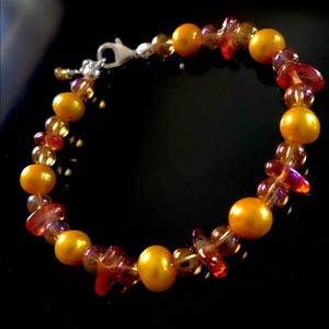 ⭐️ REAL Freshwater Pearls, Czech Beads & Sterling